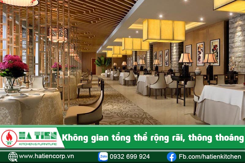 tổng thể không gian rộng rãi