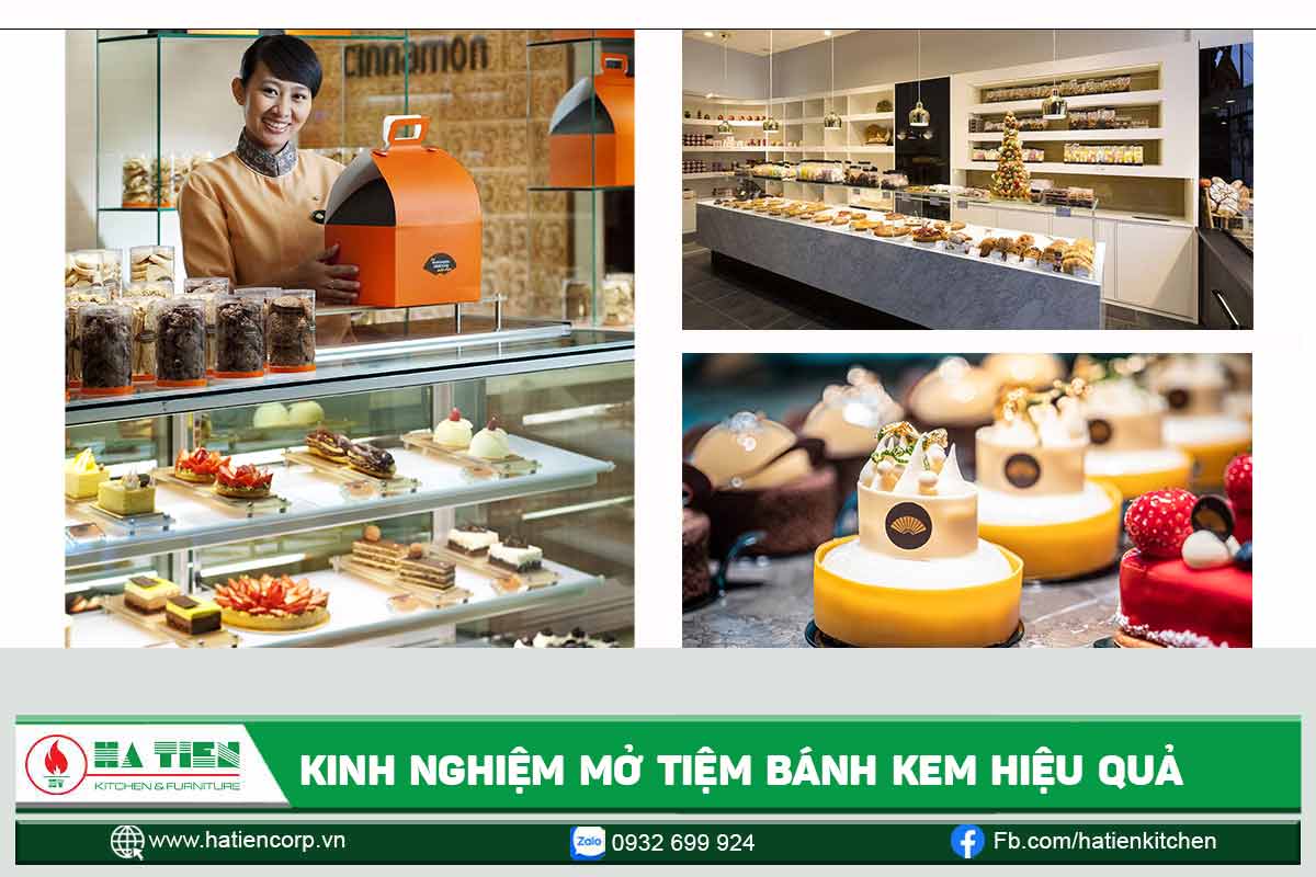 Kinh nghiệm để mở tiệm bánh kem hiệu quả