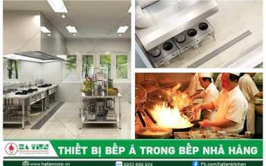 Thiết bị bếp á trong nhà hàng