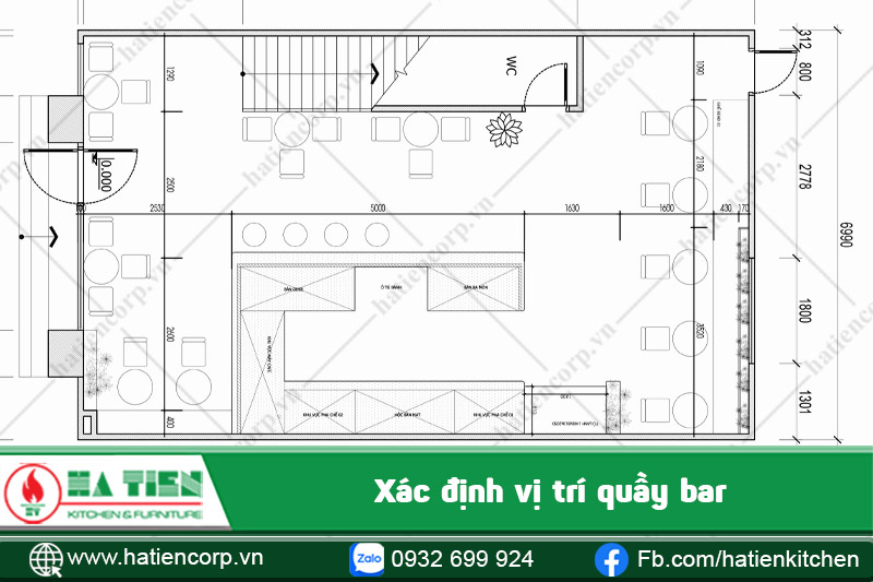 tư vấn thiết kế mặt bằng bếp
