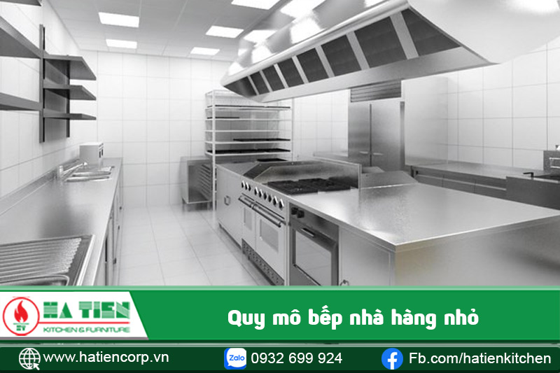 tư vấn thiết kế bếp nhà hàng nhỏ