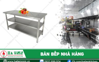 bàn bếp nhà hàng