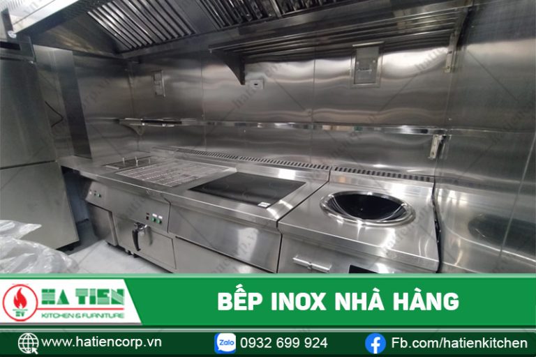 bếp inox nhà hàng