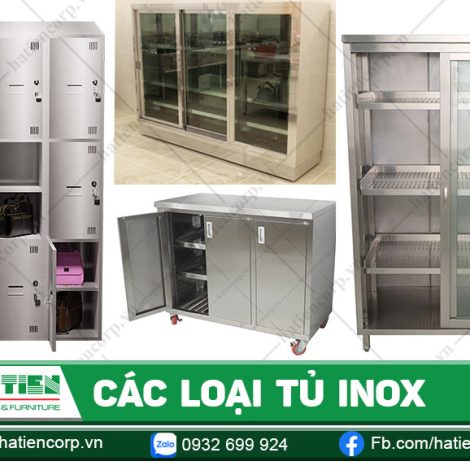 Các loại tủ inox