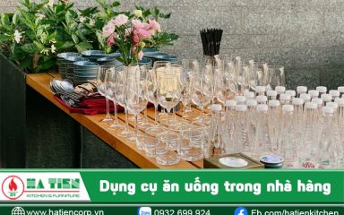 dụng cụ ăn uống trong nhà hàng
