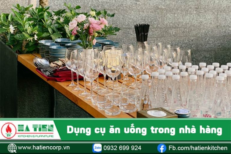 dụng cụ ăn uống trong nhà hàng