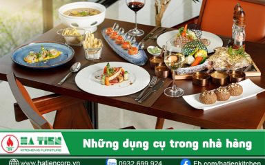 dụng cụ trong nhà hàng