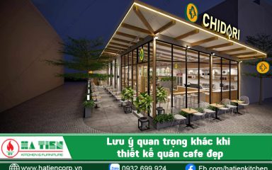 Lưu ý quan trọng khi thiết kế quán cafe