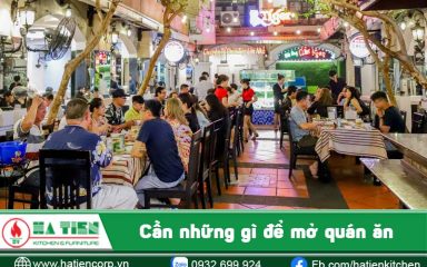 mở quán ăn cần những gì