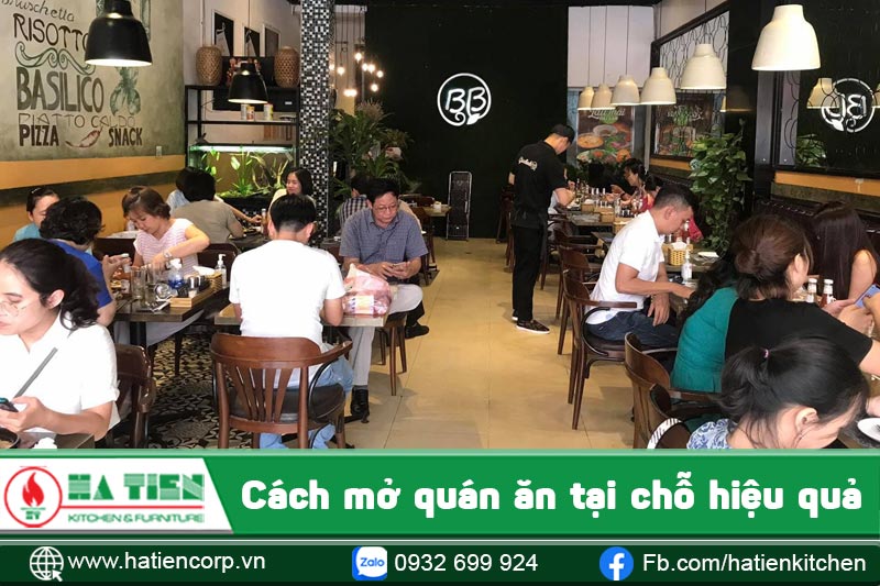 mở quán ăn tại chỗ
