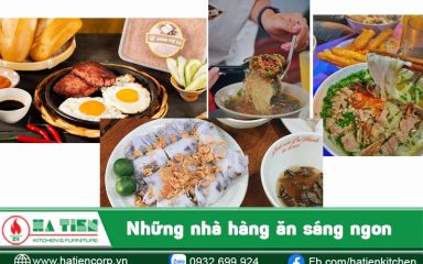 nhà hàng ăn sáng