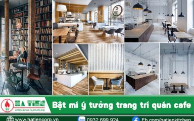 những ý tưởng trang trí quán cà phê