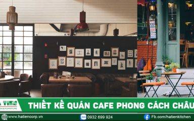 quán cà phê phong cách châu âu