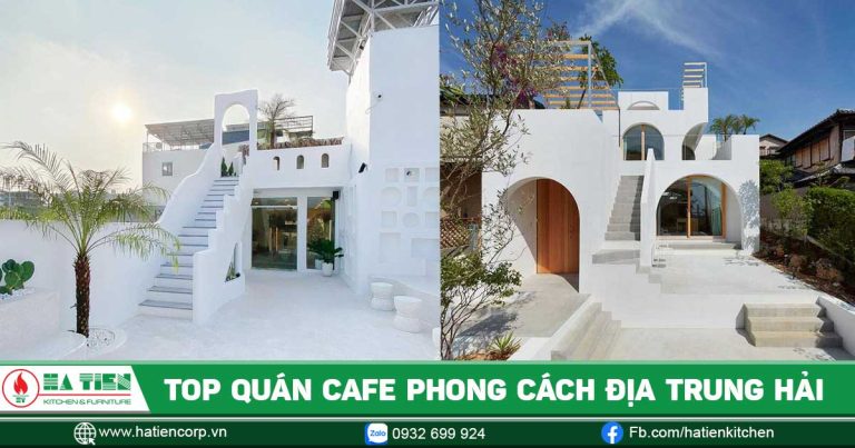 quán cà phê phong cách địa trung hải