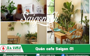 quán cà phê sang trọng ở Sài Gòn