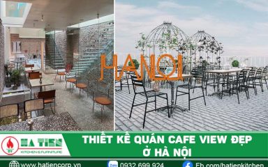 thiết kế quán cà phê view đẹp ở Hà Nội