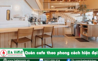 thiết kế quán cafe sang trong 1