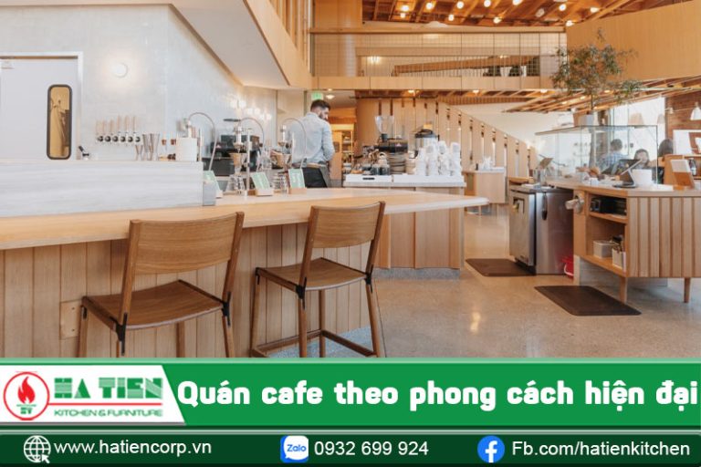 thiết kế quán cafe sang trong 1
