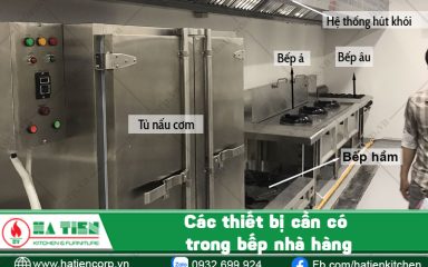 trang thiết bị trong nhà hàng
