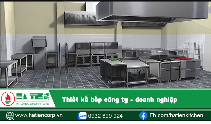 Thiết kế bếp công ty