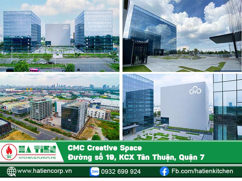 “Không gian sáng tạo” CMC Creative Space miền Nam tọa lạc tại khu chế xuất Tân Thuận, Quận 7 với diện tích tổng khu đất là 13,133 m2.