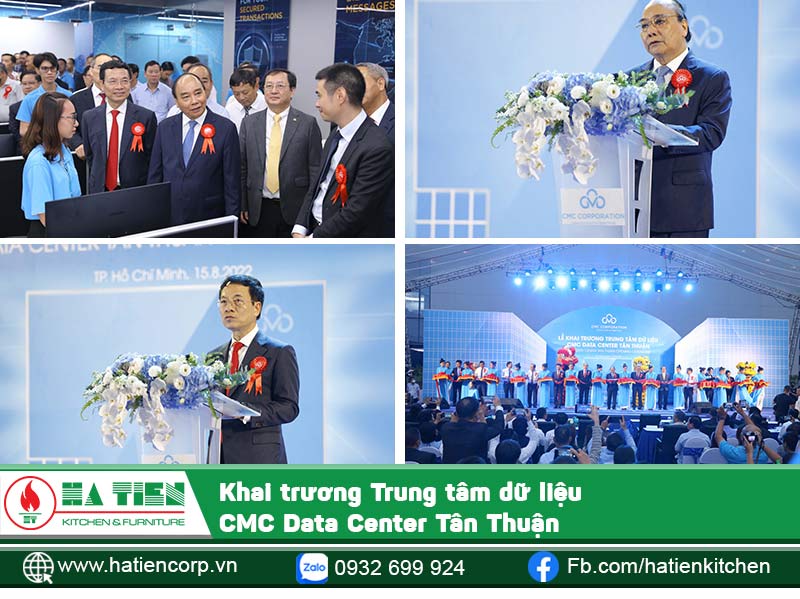 Ngày 15/8 Chủ tịch nước Nguyễn Xuân Phúc dự lễ khai trương Trung tâm dữ liệu CMC Data Center Tân Thuận tại quận 7, TP.HCM