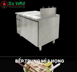 bếp trụng mì 3 họng 1