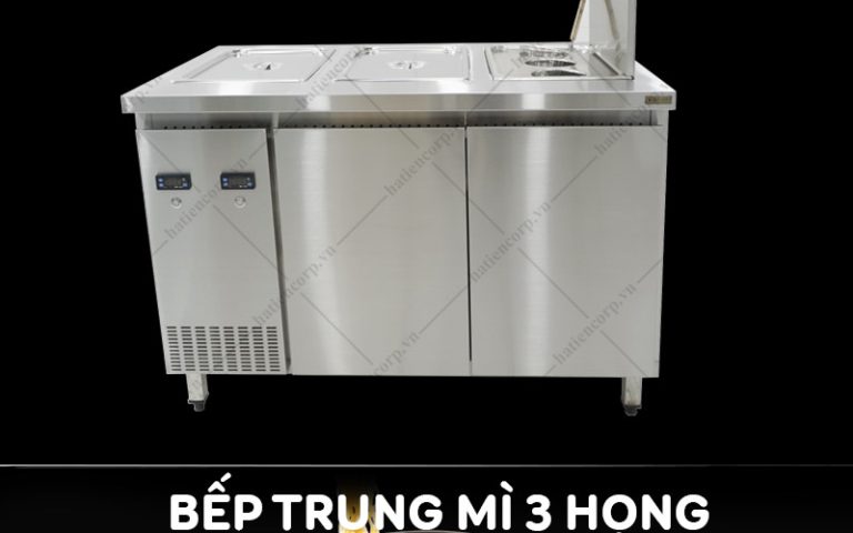 bếp trụng mì 3 họng