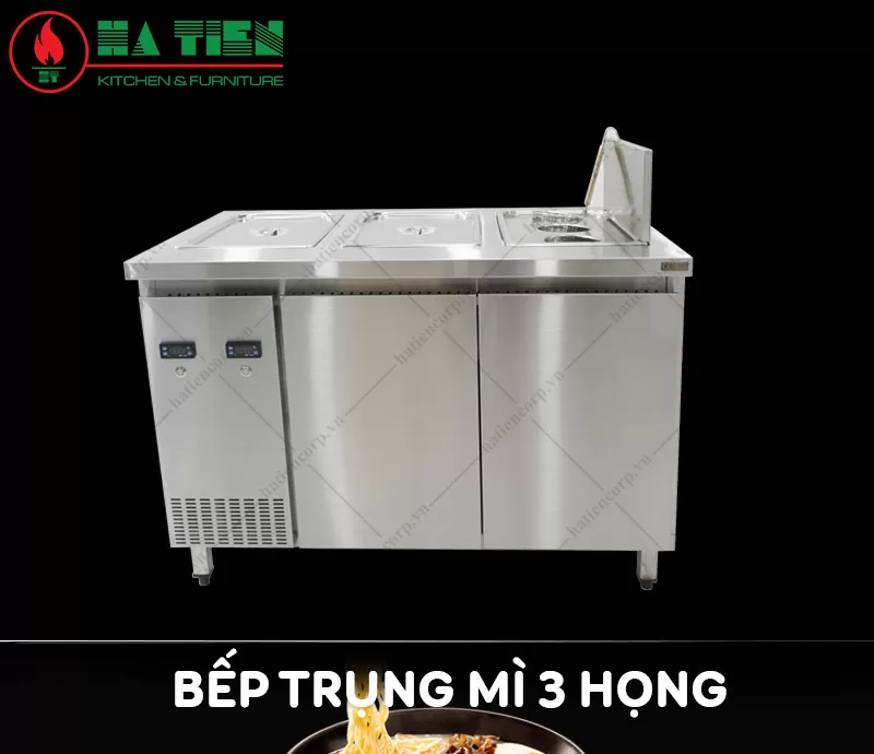 Bếp Trụng Mì 3 Họng – Quầy Trụng Hủ Tiếu Bằng Điện Chất Lượng