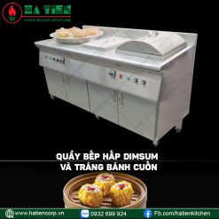 quầy bếp hấp dimsum 1
