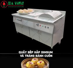 quầy bếp hấp dimsum 1