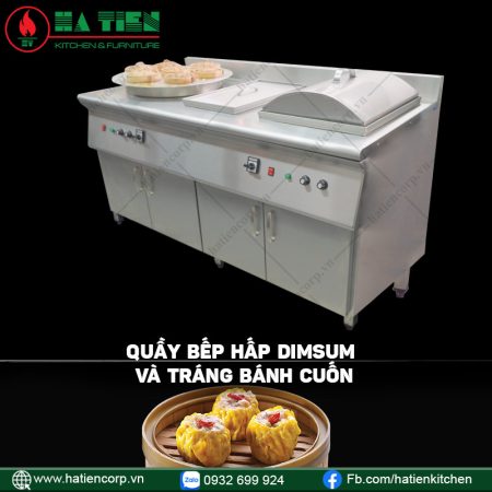 quầy bếp hấp dimsum 1