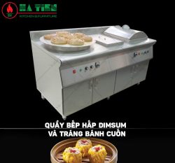 quầy bếp hấp dimsum 2