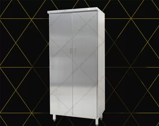Tủ Inox Đựng Chén | Tủ Để Bát Đĩa Bằng Inox 304