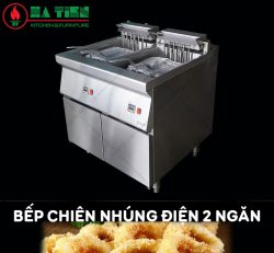Bếp chiên nhúng điện 2 ngăn Hà Tiên