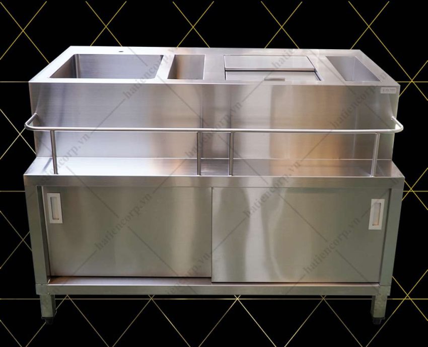 Quầy pha chế mini - Quầy bar nhà hàng hiện đại