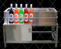 Quầy pha chế mini - Quầy bar nhà hàng hiện đại