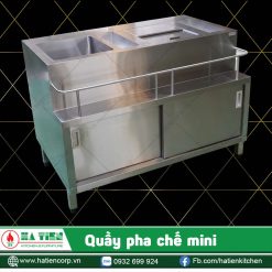 Quầy pha chế mini - Quầy bar nhà hàng hiện đại