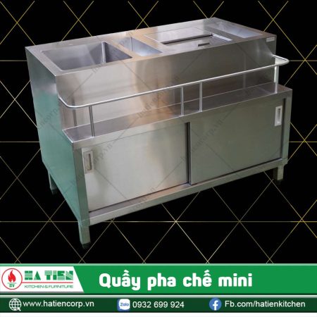 Quầy pha chế mini - Quầy bar nhà hàng hiện đại