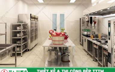 Thiết kế bếp công nghiệp quận 1 - Trung tâm thương mại Takashimaya