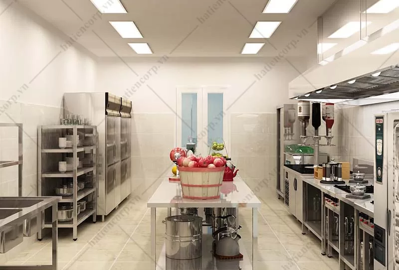 Thiết kế bếp công nghiệp quận 1 - Trung tâm thương mại Takashimaya