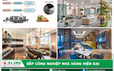 Bếp công nghiệp Nhà hàng Khách sạn Hiện đại