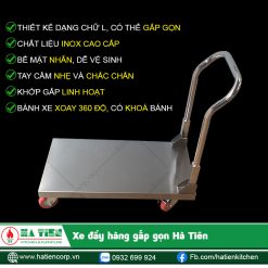 Xe đẩy hàng gấp gọn Hà Tiên