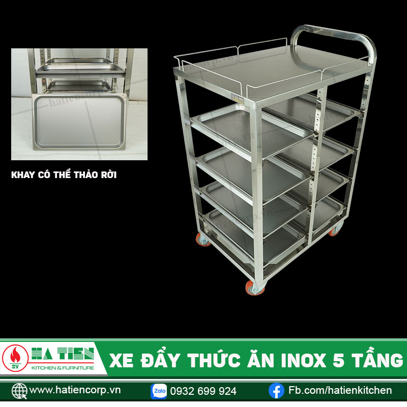 Khay dễ dàng tháo lắp và làm vệ sinh
