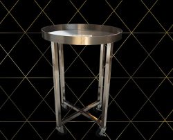 Xe đẩy thực phẩm inox Hà Tiên - Xe đẩy inox dạng ghế