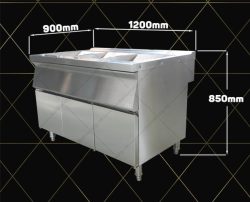 bàn bếp inox
