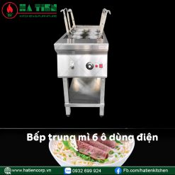 bếp trụng mì inox công nghiệp 1