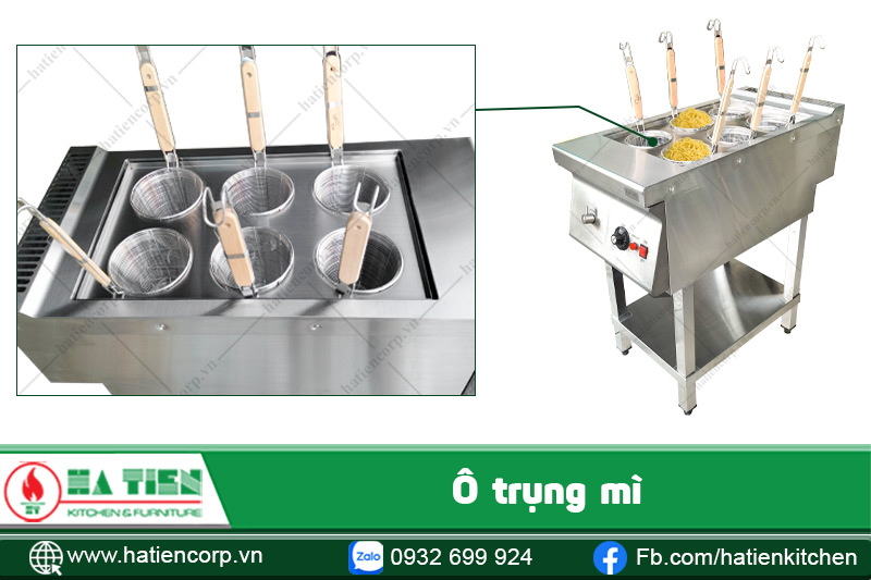 bếp trụng mì inox công nghiệp 6