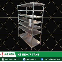 Kệ Inox 7 tầng Hà Tiên