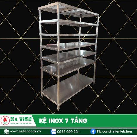 Kệ Inox 7 tầng Hà Tiên